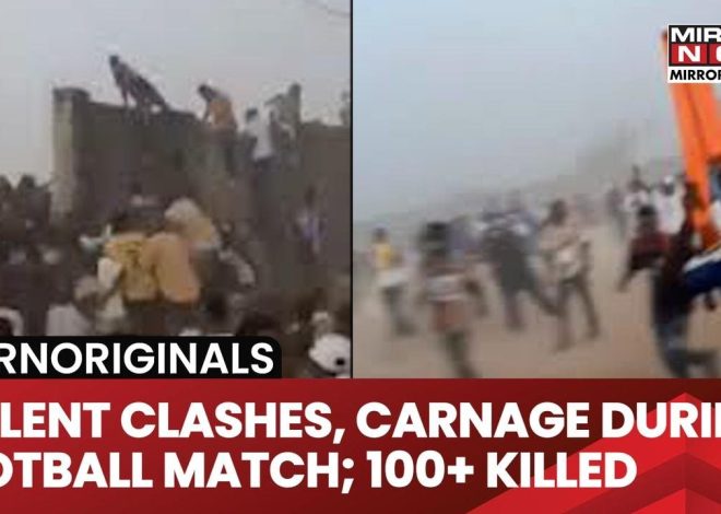 Mass carnage: Clashes at a football match in Guinea leaves dozens dead