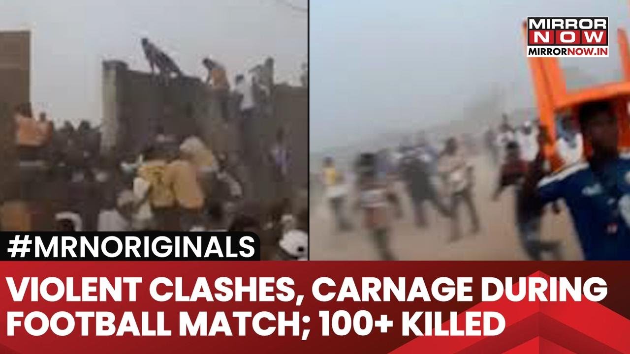 Mass carnage: Clashes at a football match in Guinea leaves dozens dead